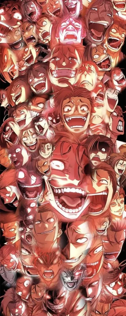 On peut voir énormément de faces comiques que le personnage principale de The Greatest Estate Developper fait pendant l'entièreté du manhwa.